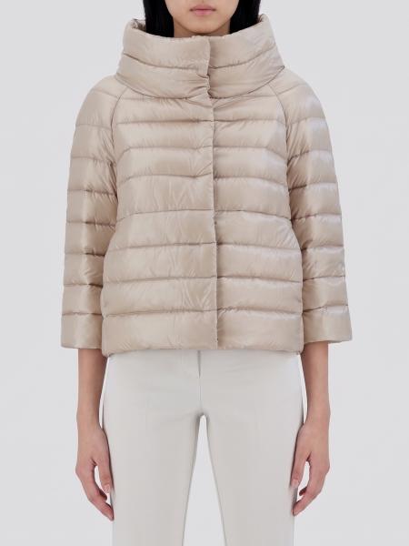 Herno Sofia Short Ultra-Light Nylon Down Jacket with High Neck