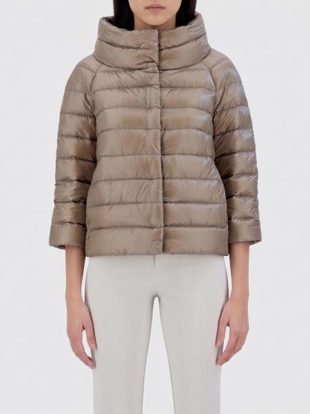 Herno Sofia Short Ultra-Light Nylon Down Jacket with High Neck