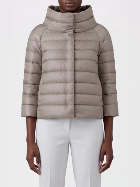 Herno Sofia Short Ultra-Light Nylon Down Jacket with High Neck