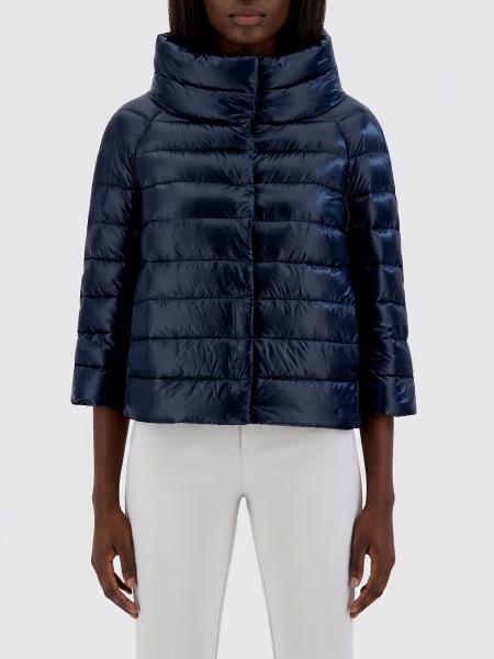 Herno Sofia Short Ultra-Light Nylon Down Jacket with High Neck