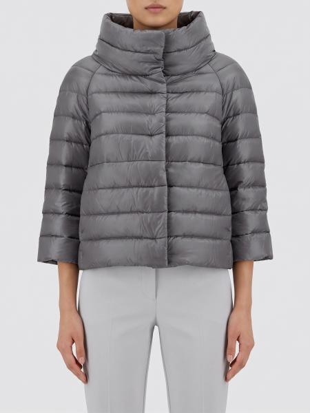 Herno Sofia Short Ultra-Light Nylon Down Jacket with High Neck