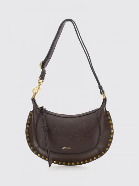 Oskan Moon Studded Leather Hobo Bag Isabel Marant