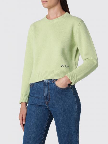 Anna Wool Crewneck Jumper A.P.C. with Embroidered Logo