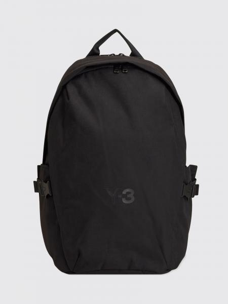 Mochila Y-3 de tejido técnico con tirantes ajustables y logo tono sobre tono