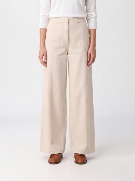Forte Forte High-Waisted Cotton Wide-Leg Trousers with Elasticated Waist