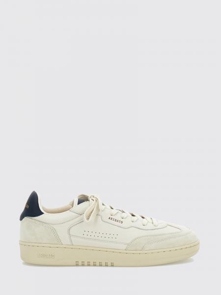 Dice T-Toe Two-Tone Smooth and Suede Leather Trainers Axel Arigato
