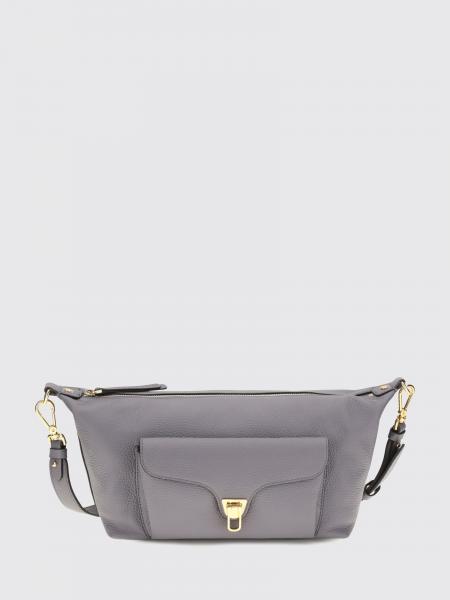 Coccinelle Beat Generation Grained Leather Crossbody Bag with Buckle