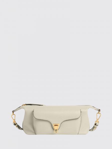 Coccinelle Beat Generation Grained Leather Crossbody Bag with Buckle