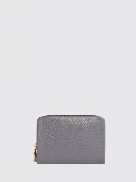 Coccinelle C-Me Softy Grained Leather Bifold Wallet with Zip