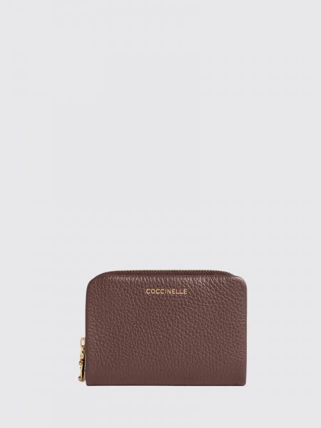 Coccinelle C-Me Softy Grained Leather Bifold Wallet with Zip