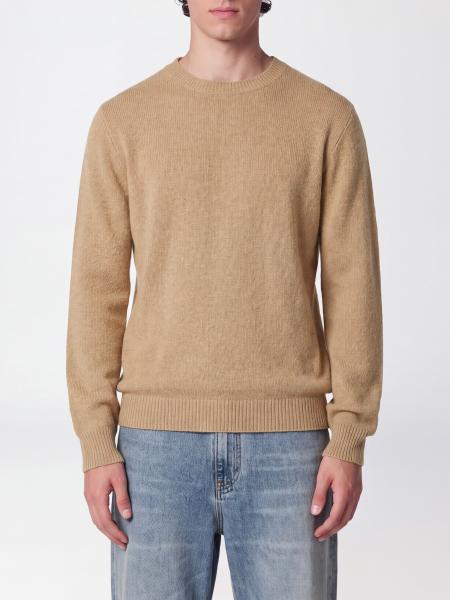 Roberto Collina Pure Wool Crewneck Sweater with Ribbed Edges