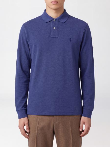 Polo de manga larga Polo Ralph Lauren de algodón con corte slim fit