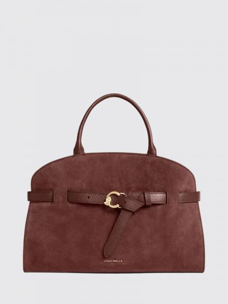 Sac à main Sabine Coccinelle en cuir suédé avec double anse