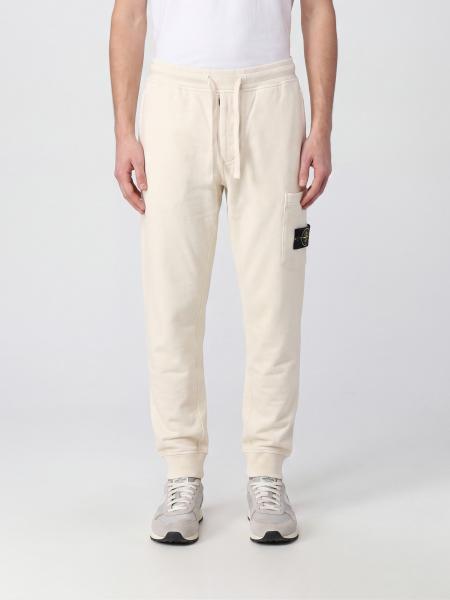 Stone Island Slim Fit Organic Cotton Cargo Trousers with Logo