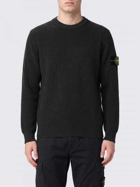 Stone Island Slim Fit Cotton Crew-Neck Jumper with Compass Logo
