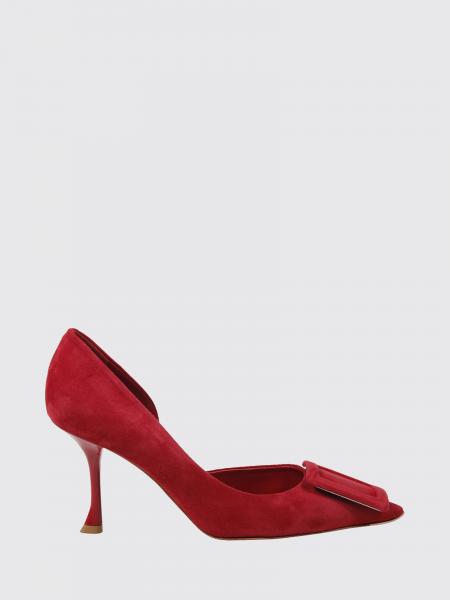 ROGER VIVIER 빌 도르세이 스웨이드 스틸레토 힐 펌프스
