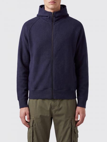 Stone Island Virgin Wool Knit Full-Zip Hoodie with Logo Patch