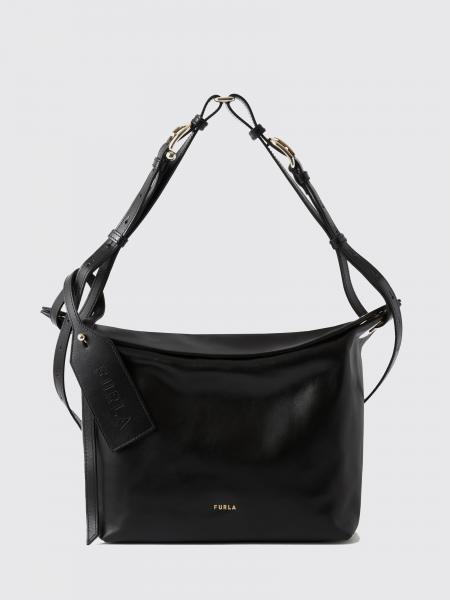 Сумка на плечо Furla Ginevra из гладкой кожи с подвеской-логотипом
