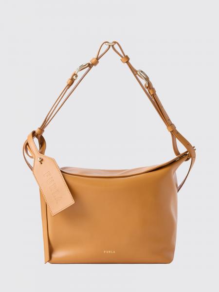 Сумка на плечо Furla Ginevra из гладкой кожи с подвеской-логотипом