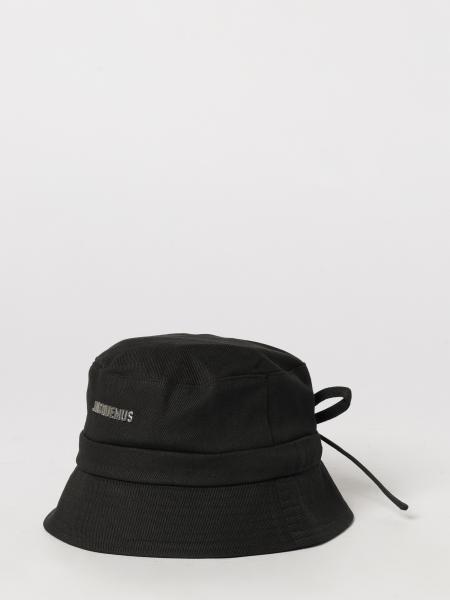 Jacquemus Le Bob Gadjo Cotton Bucket Hat with Metal Logo