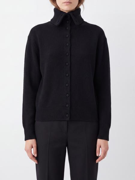Lisa Yang Relaxed Fit Pure Cashmere High Neck Cardigan