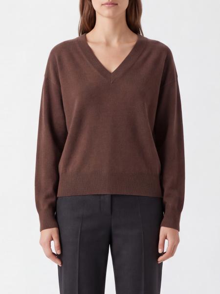 Pull à col V Brunello Cucinelli en pur cachemire avec bords côtelés