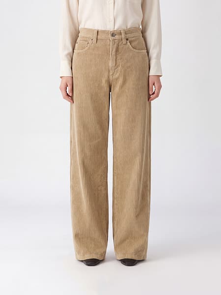 Janine High-Waisted Baggy Wide-Leg Cotton Denim Jeans R13