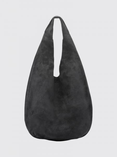 A.P.C. Le Neige 圆形平手柄绒面皮革单肩包