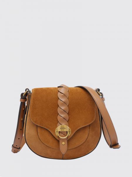 Isabel Marant Altay Suede Crossbody Bag with Woven Details