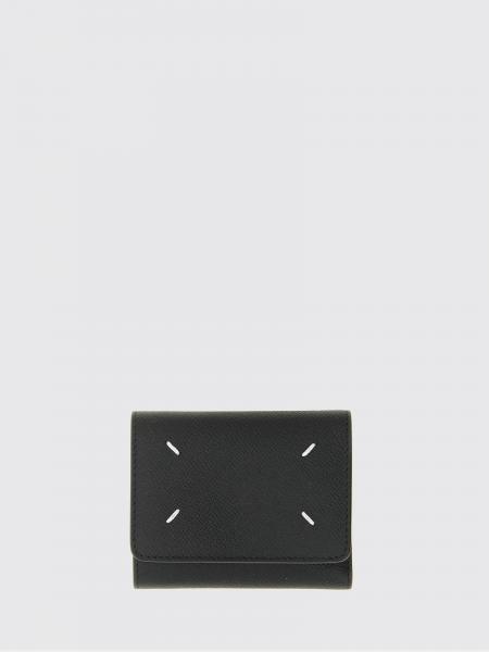 Maison Margiela Four Stitches Grained Leather Tri-Fold Wallet