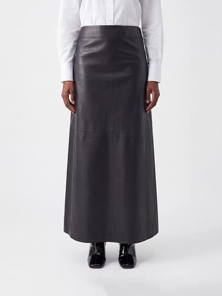 Gonna midi 'S Max Mara in pelle sintetica
