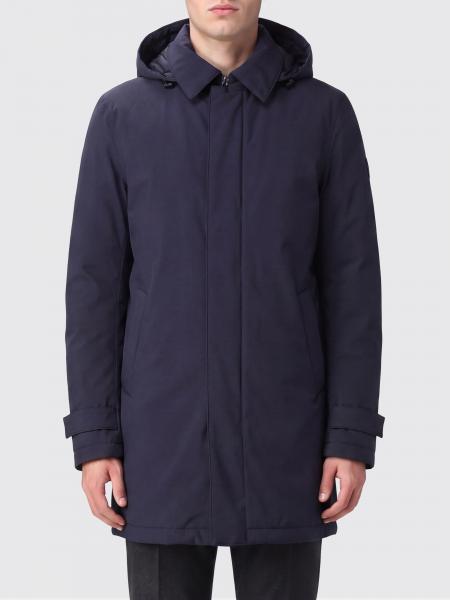 Chaqueta cortavientos con capucha Herno de nailon hidrófugo con abertura trasera