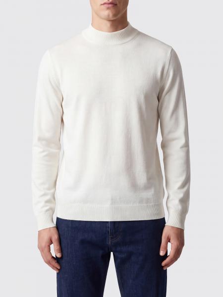 Long-Sleeved Merino Wool Crew-Neck Jumper Roberto Collina