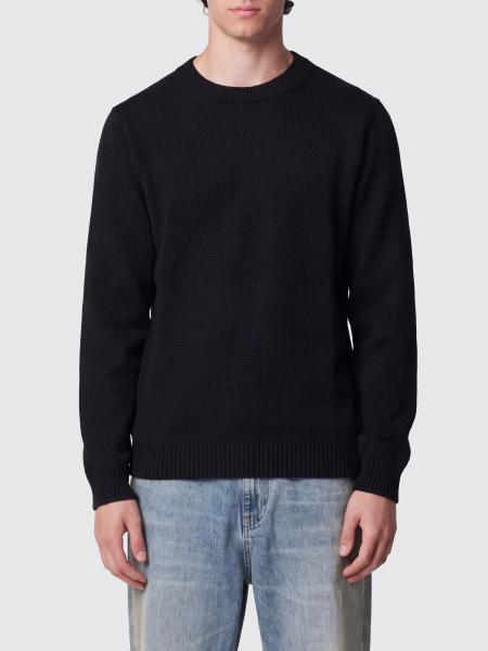 Roberto Collina Crewneck Long-Sleeved Sweater in Fine Merino Wool