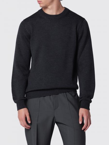 Roberto Collina Crewneck Long-Sleeved Jumper in Fine Merino Wool