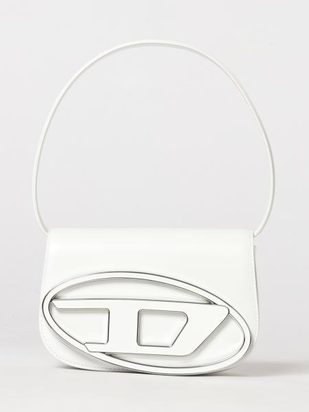 Mini sac à main 1DR Diesel en cuir nappa avec logo Oval D