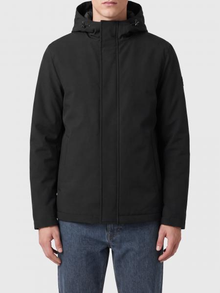 Hooded Padded Windbreaker Jacket Herno in Water-Repellent Nylon