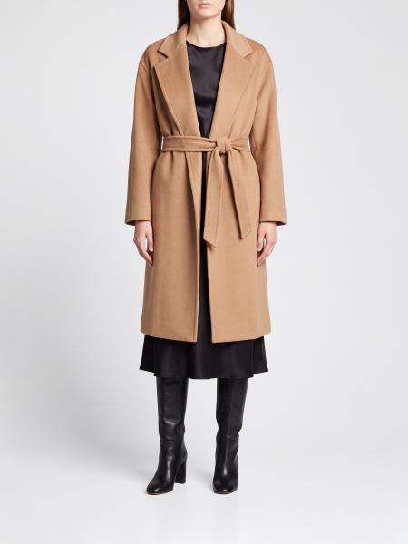 Max Mara Belted Robe Coat in 100% Pure Cashmere