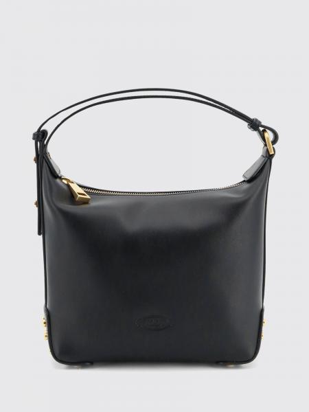 Borsa a spalla piccola Metal Dots Tod's in pelle di vitello liscia