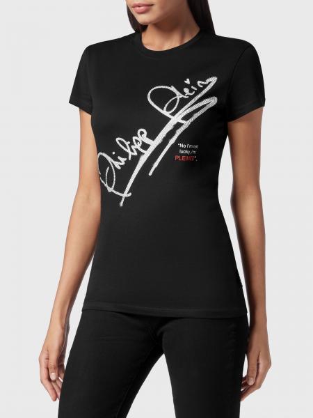 Philipp Plein スリムフィット コントラストロゴプリント ジャージーTシャツ