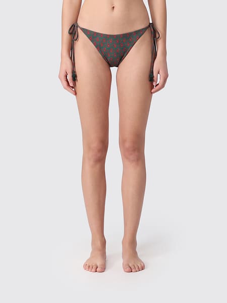 Johanna Ortiz Paisley Print Low-Rise Recycled Fabric Bikini Bottoms