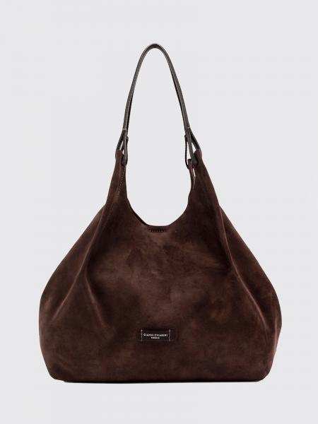 Sac porté épaule Gianni Chiarini en cuir de veau suédé avec double anse