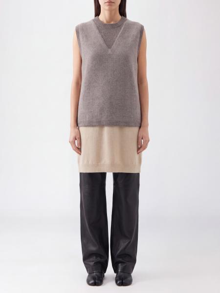 Maison Margiela 퓨어 버진 울 민소매 크루넥 니트 베스트