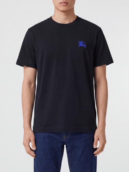 EKD Logo Embroidered Cotton T-shirt Burberry