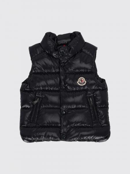 Moncler Bernard Quilted Nylon Down Gilet for Boys with Button Closure