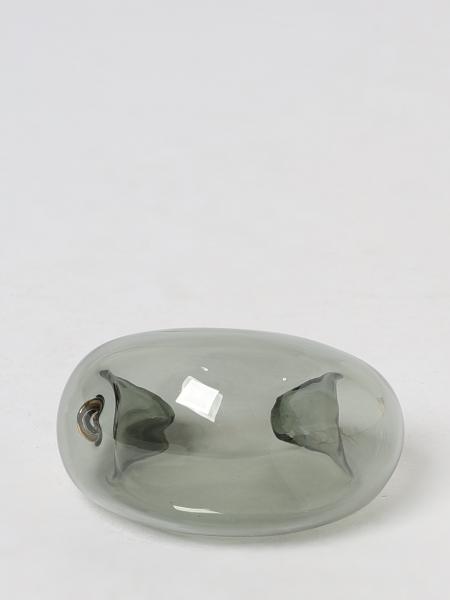 Alaïa Bubble Rigid Bracelet in Mouth-Blown Glass with Engraved Logo