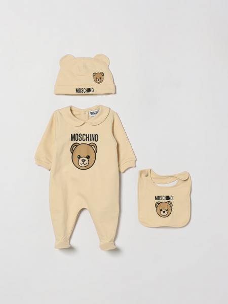 Set regalo da 3 pezzi Moschino da bambino in cotone con stampa Teddy Bear