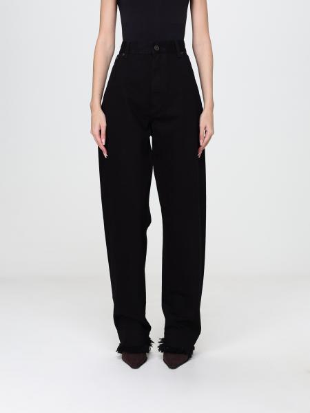 Vaqueros baggy de talle alto Phoebe Philo en denim de algodón con diseño de 5 bolsillos