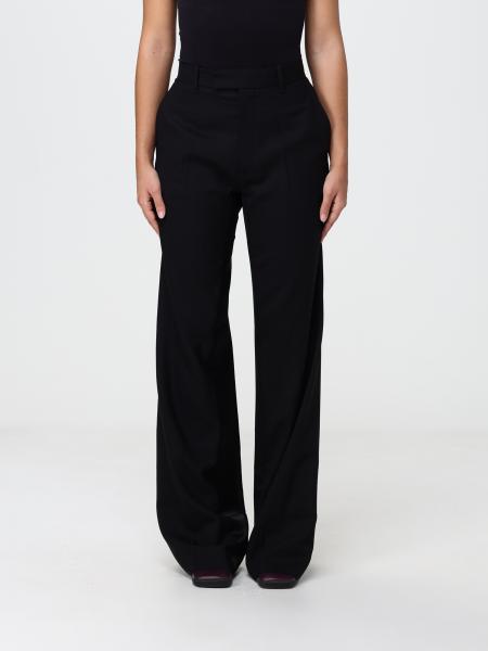 Pantalones de sastre de pernera recta Phoebe Philo en gabardina de algodón