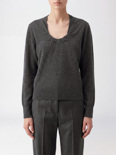 Jersey de cuello redondo Maison Margiela de manga larga en pura lana virgen